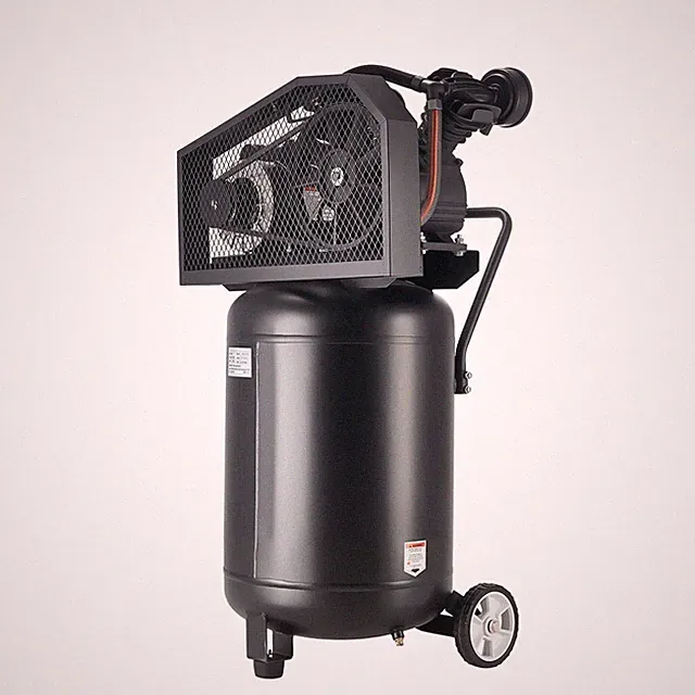 20-Gal Oil-Lubricated Air Compressor, 2HP, 6.5 SCFM@90PSI, 135PSI Max, Wheeled